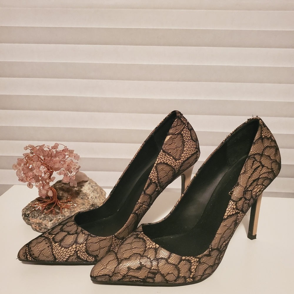 Le Chateau  mesh high heels